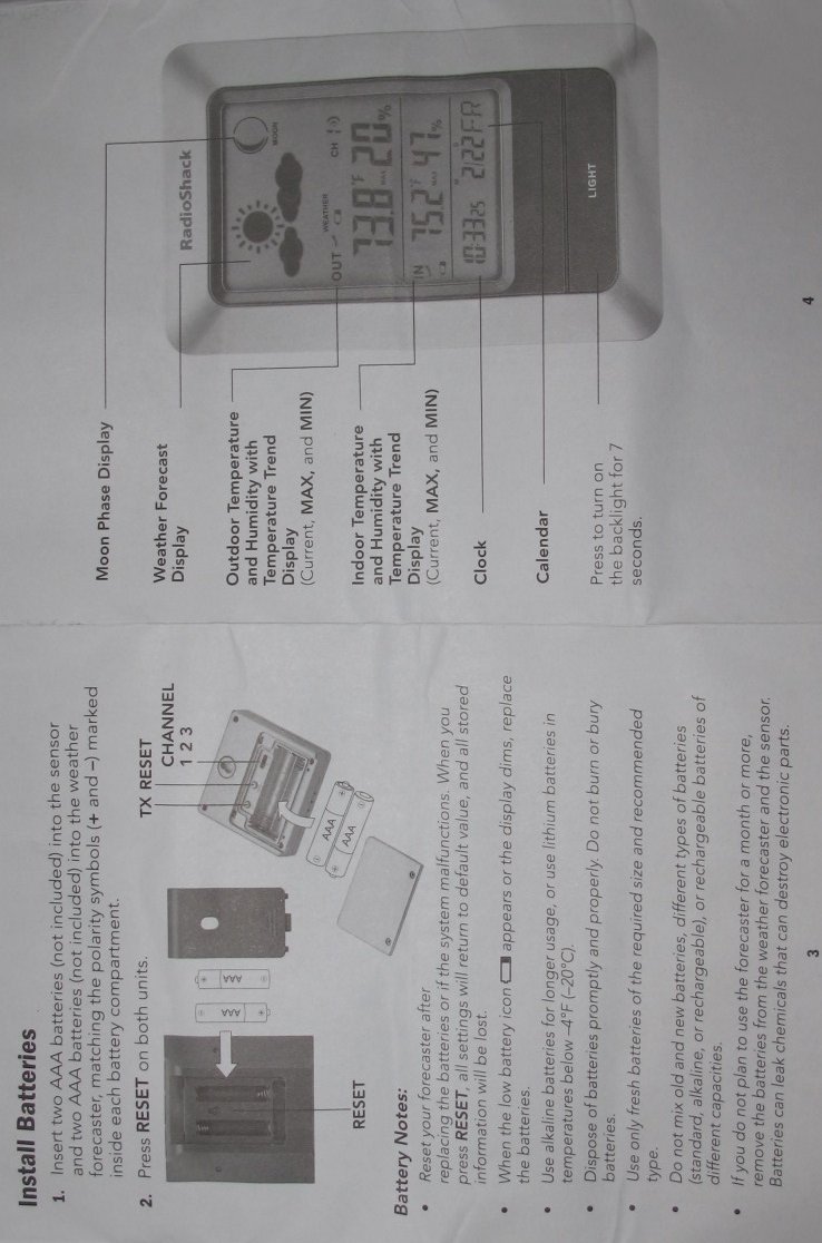 Dse deluxe weather station user manual