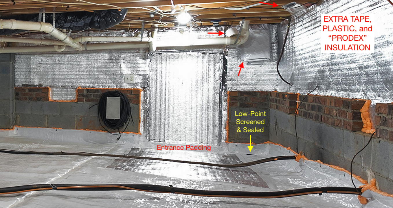 Vapor barrier sale for ductwork